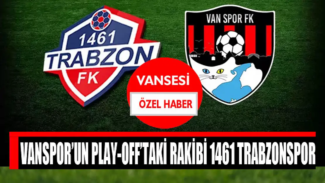 Vanspor'un play-off'taki rakibi 1461 Trabzonspor