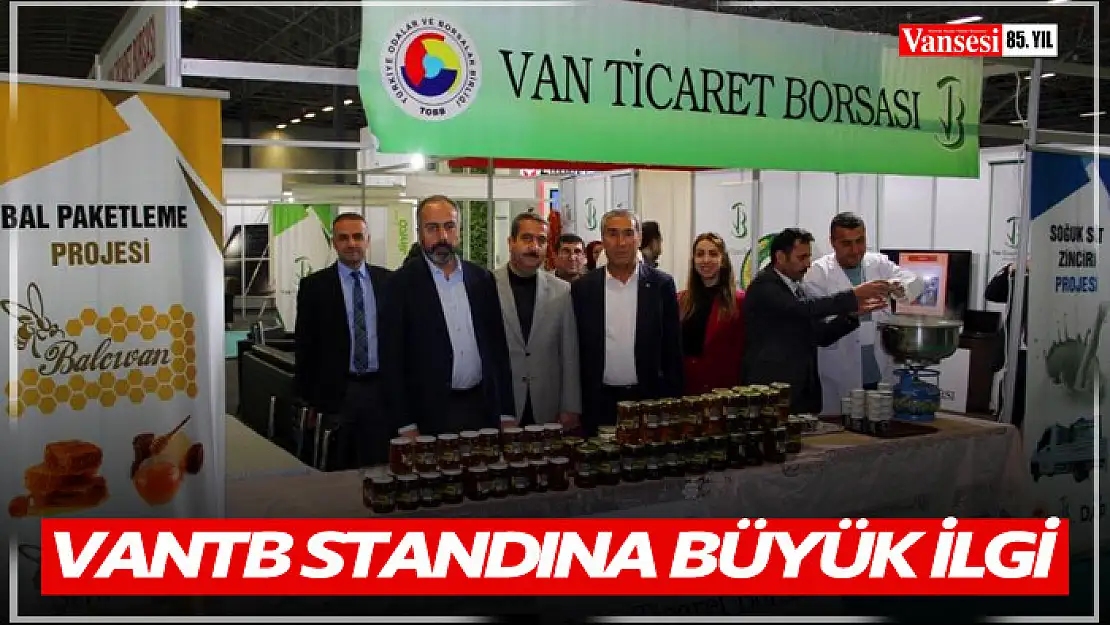 VANTB standına büyük ilgi