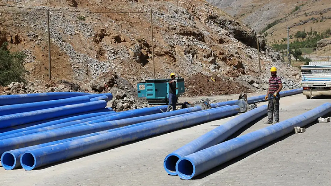 VASKİ'den Bahçesaray ilçesine 12 bin metre içme suyu hattı