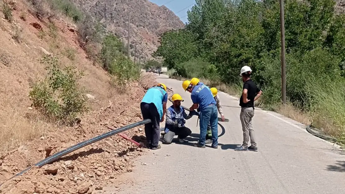 VASKİ'den isale hattı çalışması