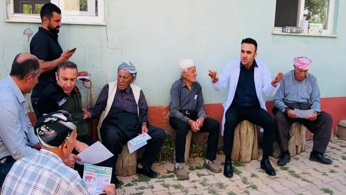 Vatandaşlara şarbon ve korunma yolları anlatıldı