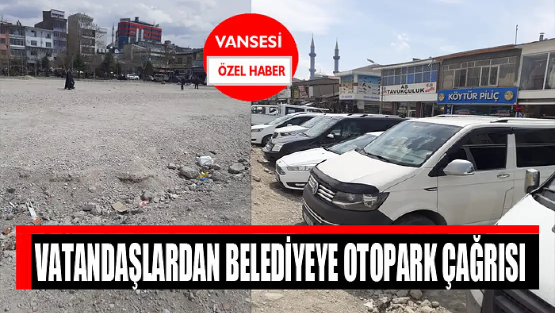 Vatandaşlardan belediyeye otopark çağrısı