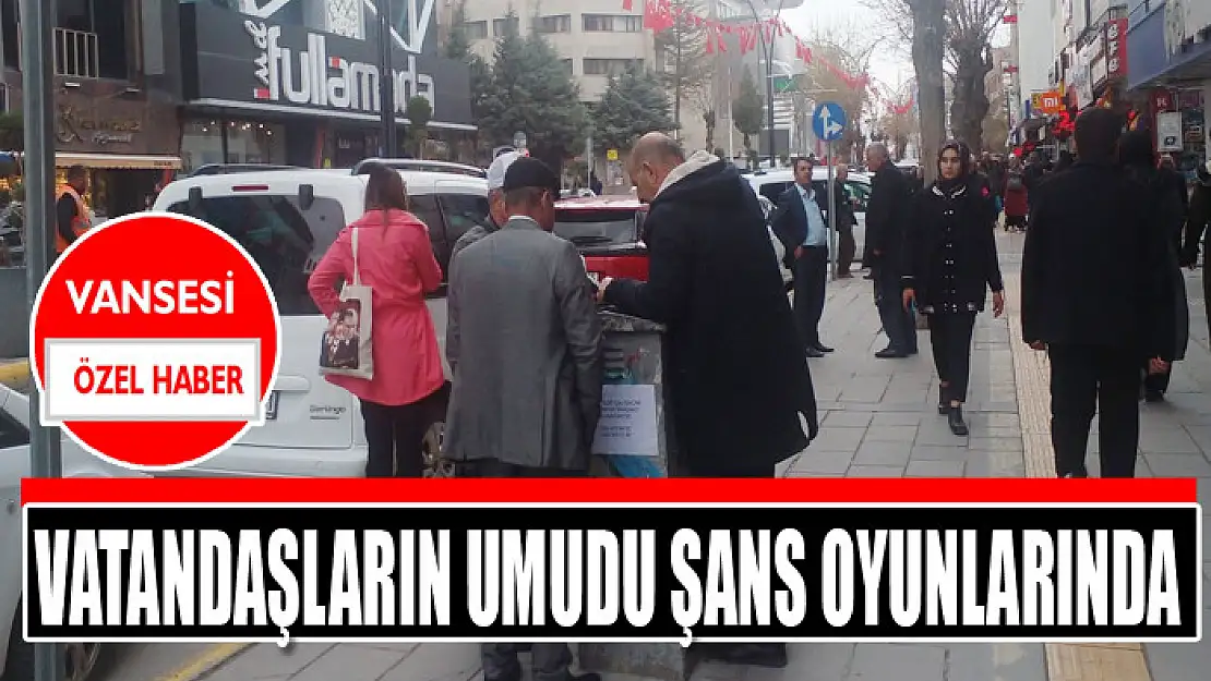 Vatandaşların umudu şans oyunlarında