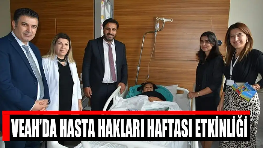 VEAH'da Hasta Hakları Haftası etkinliği