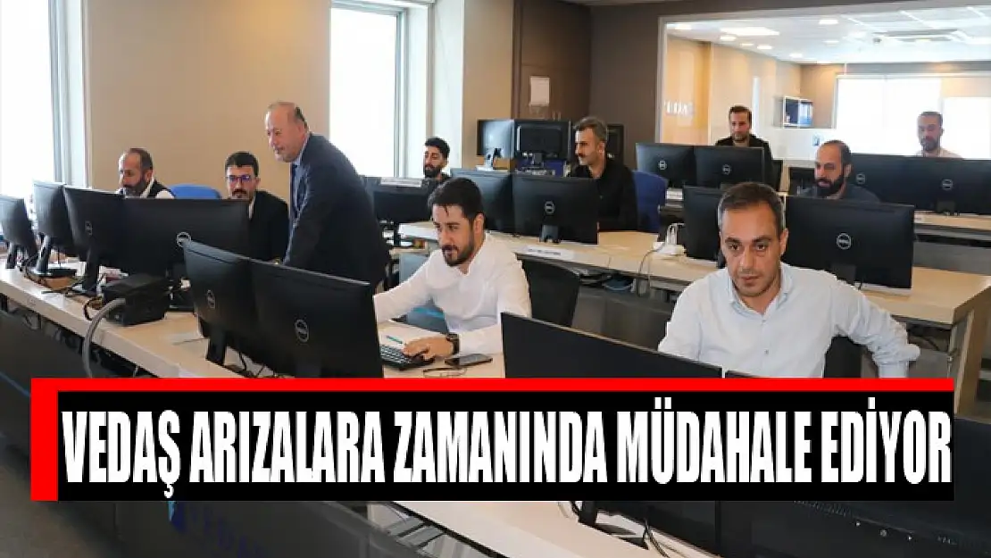 VEDAŞ arızalara zamanında müdahale ediyor