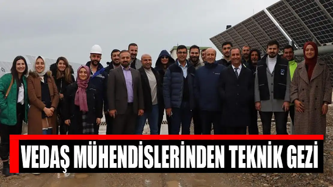 VEDAŞ mühendislerinden teknik gezi