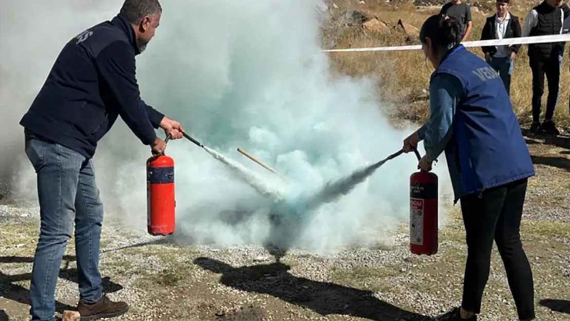 VEDAŞ'tan yangın tatbikatı