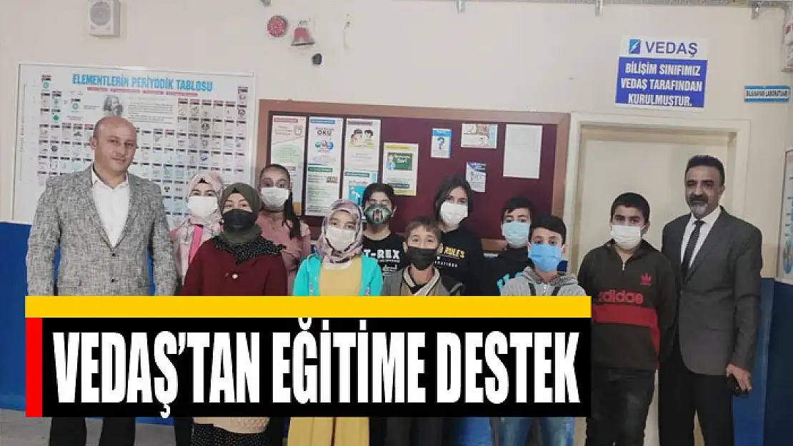 VEDAŞ'tan eğitime destek