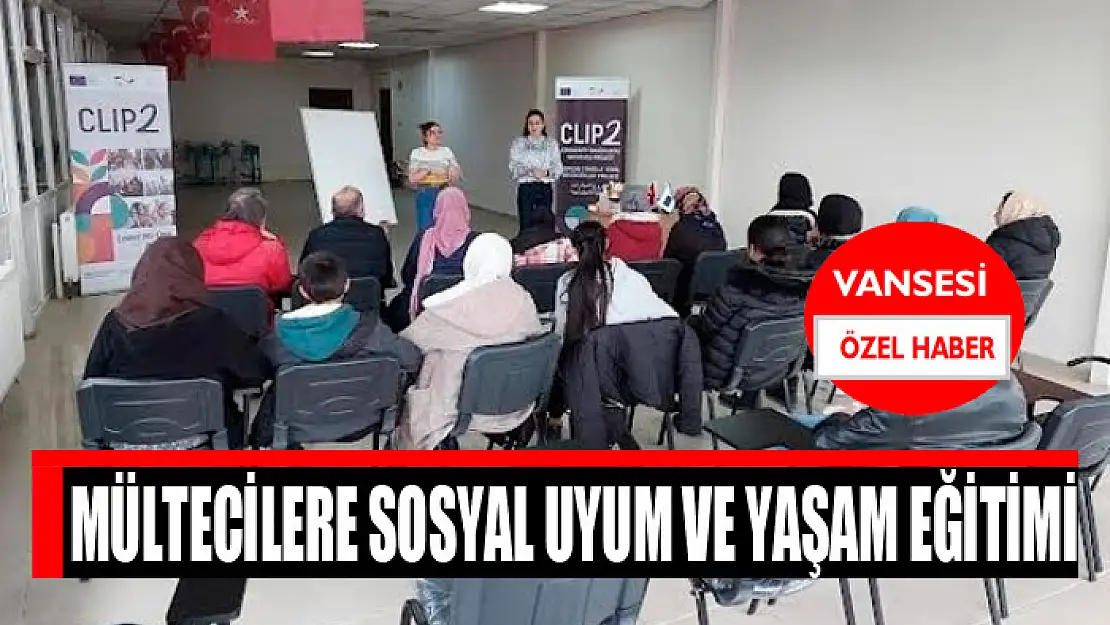 VİED'den mültecilere Sosyal Uyum ve Yaşam eğitimi