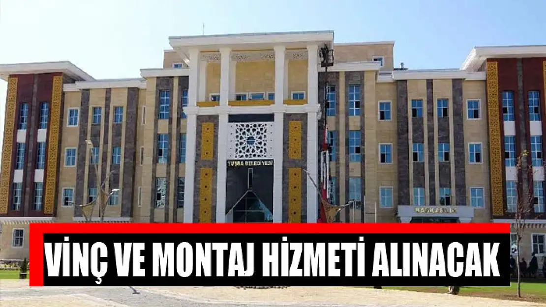 Vinç ve montaj hizmeti alınacak