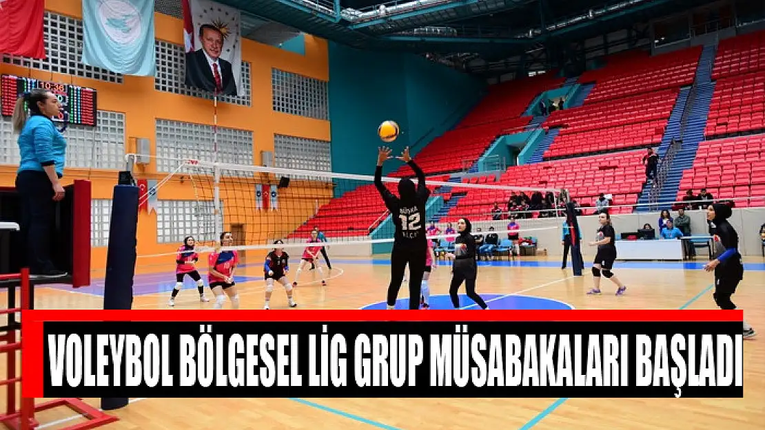 VOLEYBOL BÖLGESEL LİG GRUP MÜSABAKALARI BAŞLADI