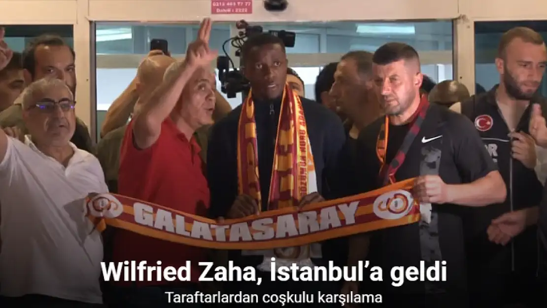 Wilfried Zaha, İstanbul'a geldi