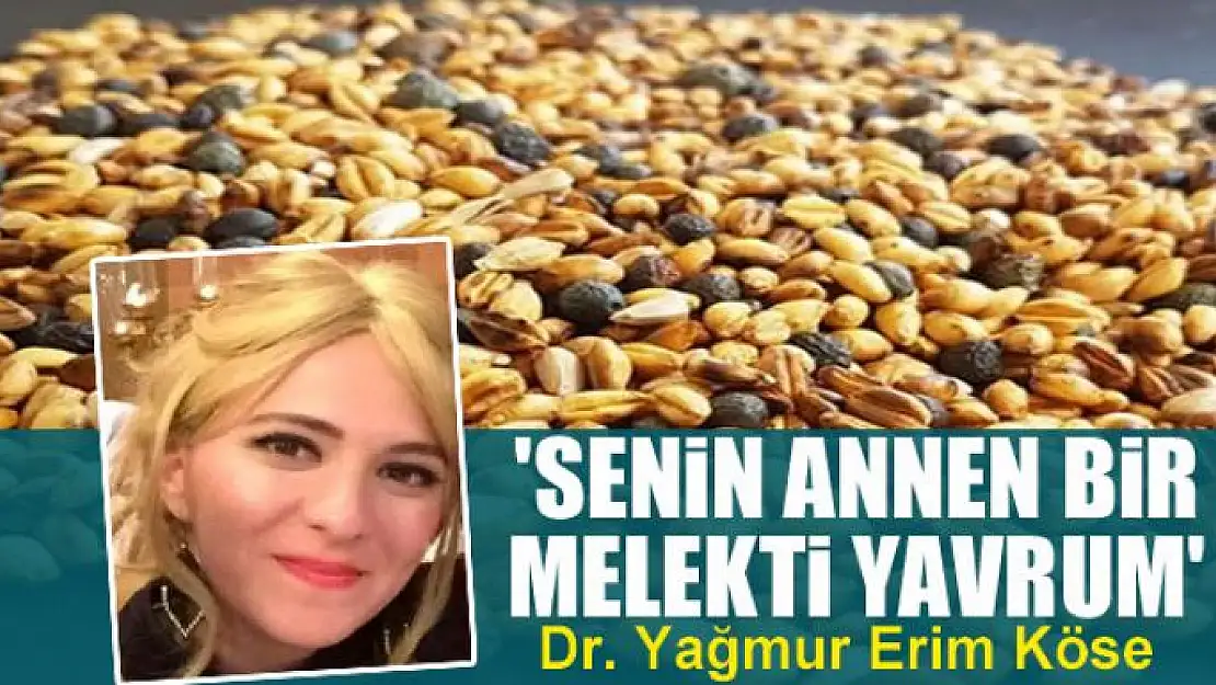 'Senin Annen Bir Melekti Yavrum'