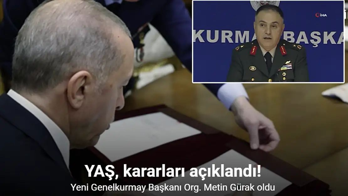 YAŞ kararı açıklandı