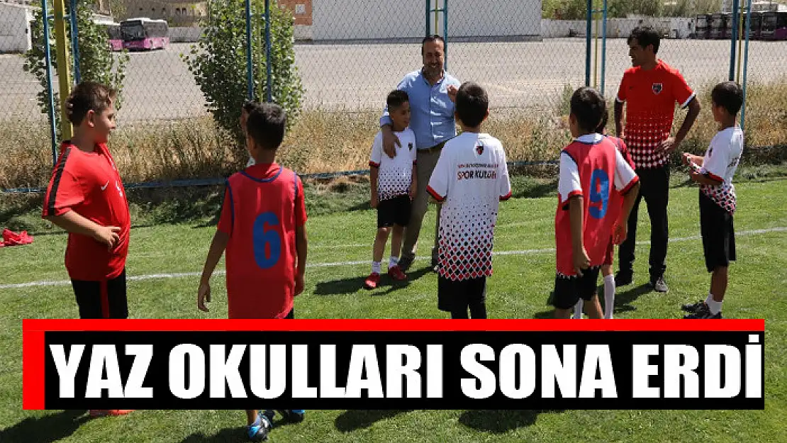 Yaz okulları sona erdi