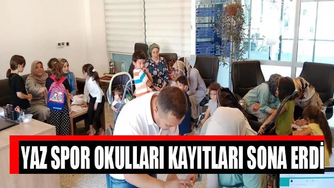 Yaz spor okulları kayıtları sona erdi