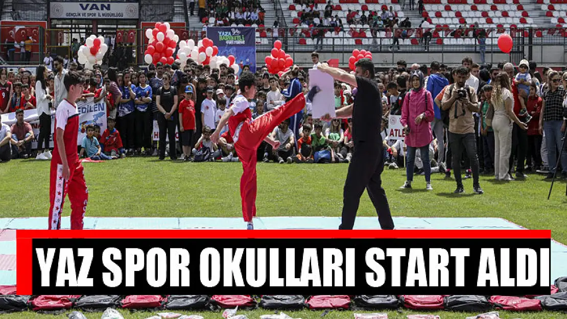 Yaz spor okulları start aldı