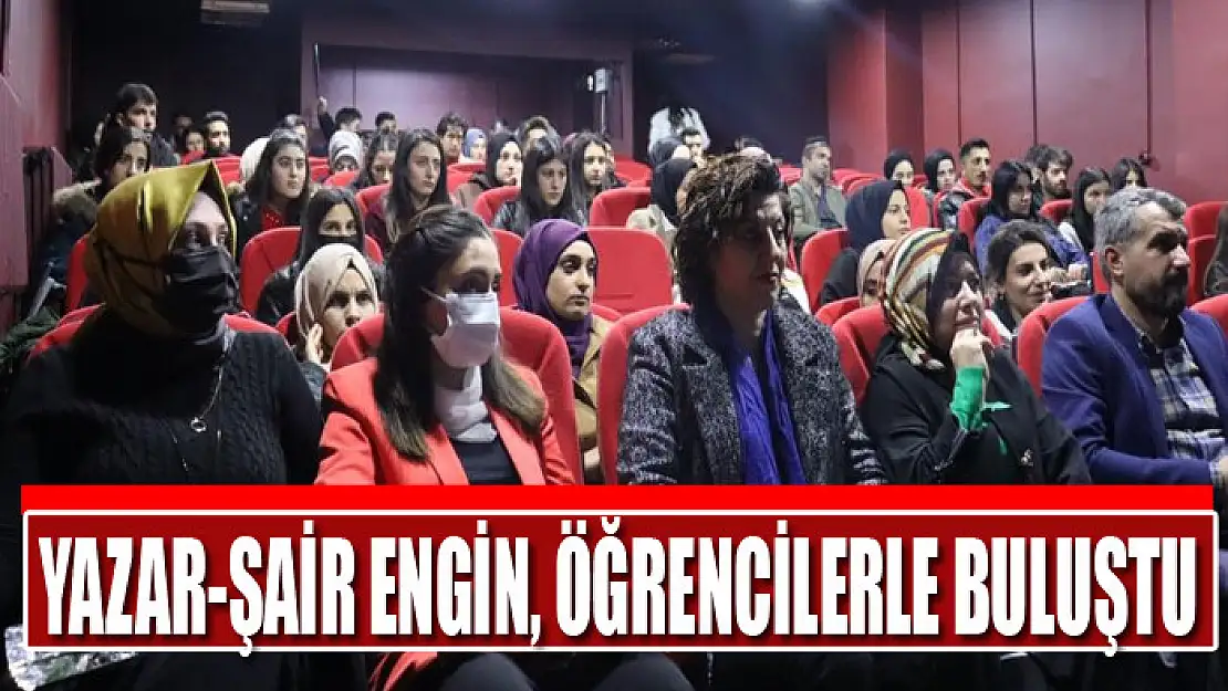 Yazar-Şair Engin, öğrencilerle buluştu