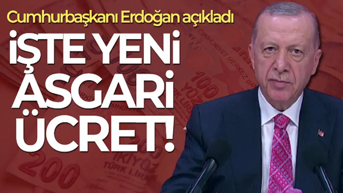 Yeni asgari ücret ne kadar oldu? Asgari ücret zam oranı yüzde kaç oldu!