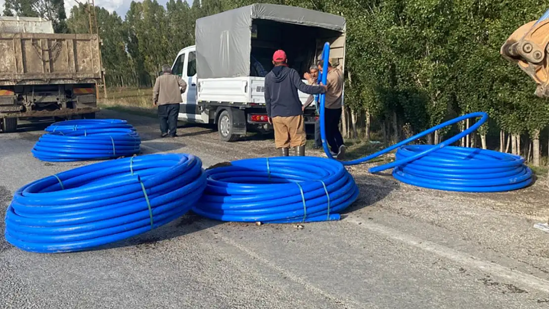 Yeşilova Mahallesi'ne yeni su içme hattı