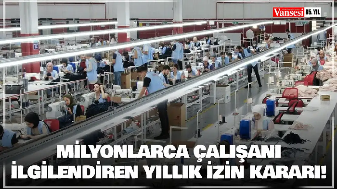 Yıllarca izin kullanmayan işçiye kötü haber