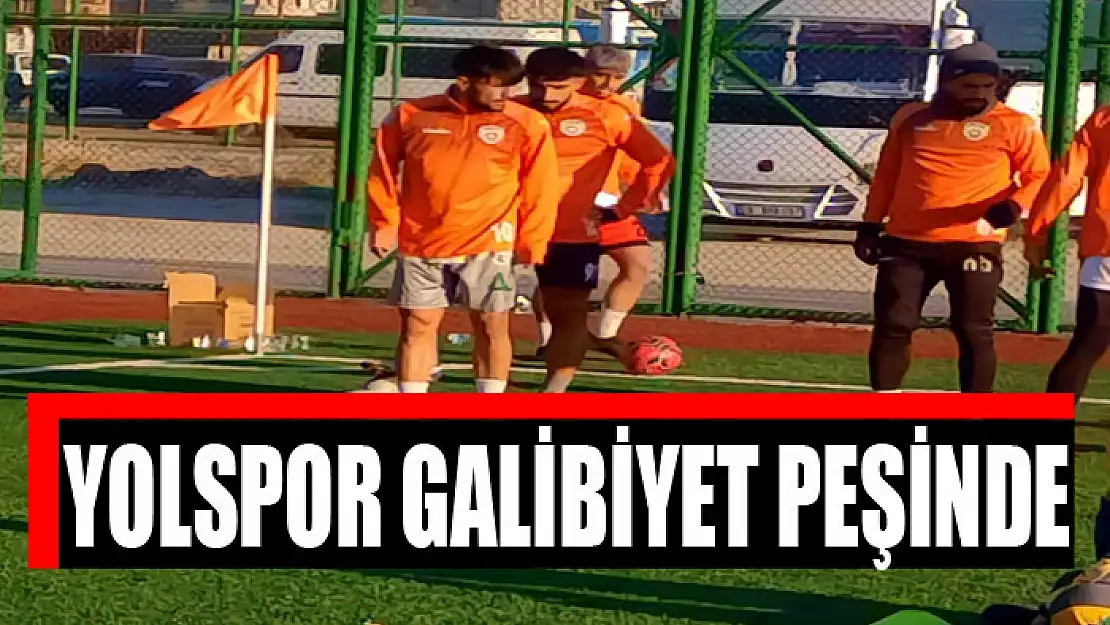 YOLSPOR GALİBİYET PEŞİNDE