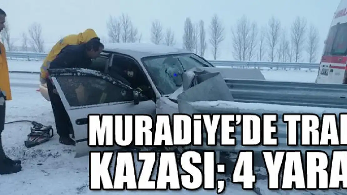 Muradiye'de trafik kazası 4 yaralı