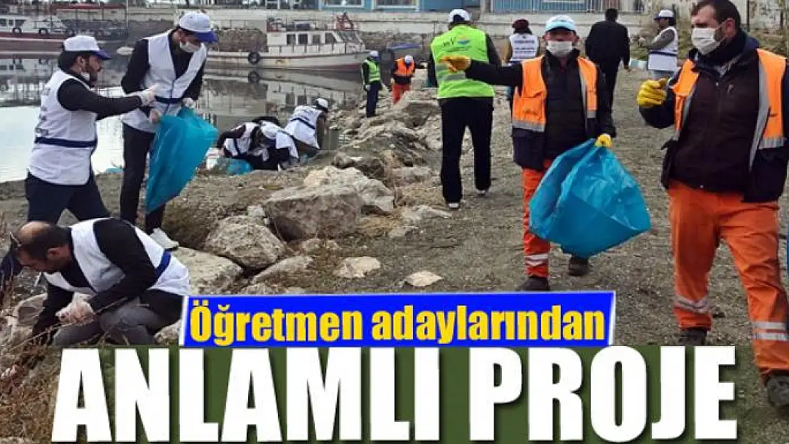 Öğretmen adaylarından anlamlı proje