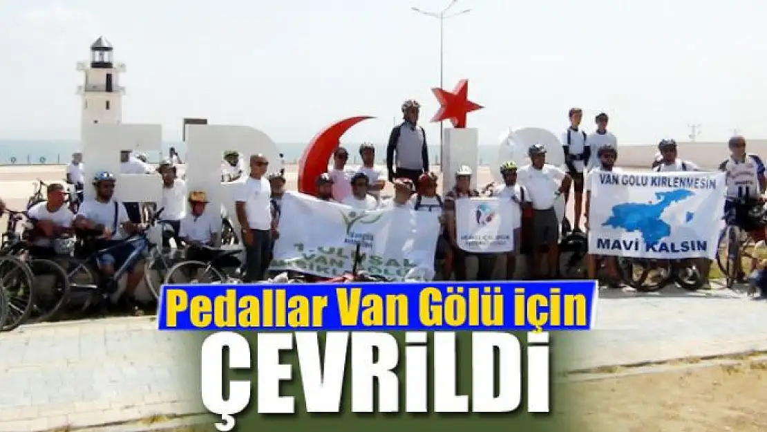 Van Gölü Çevresinde 1. Ulusal Van Denizini Pedallıyoruz' Etkinliği