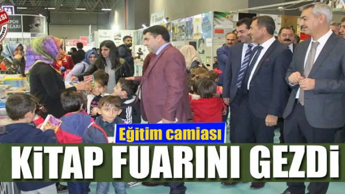 Eğitim camiası kitap fuarını gezdi 