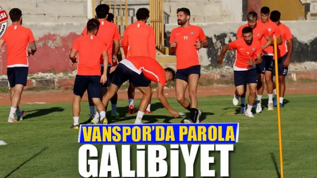 VANSPOR'DA PAROLA GALİBİYET 