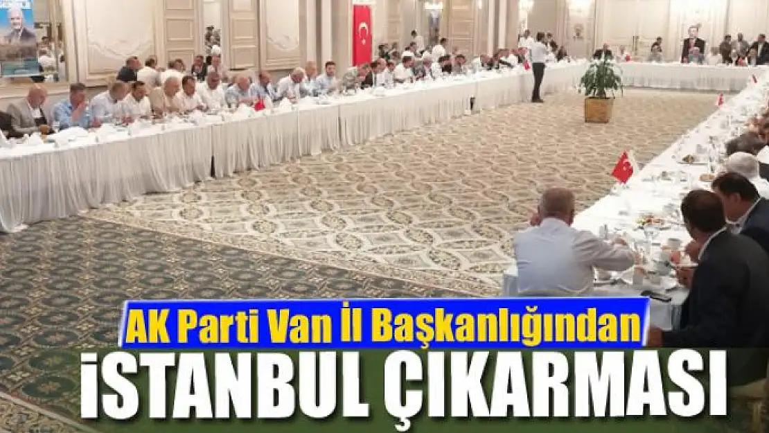 AK Parti Van İl Başkanlığından İstanbul çıkarması