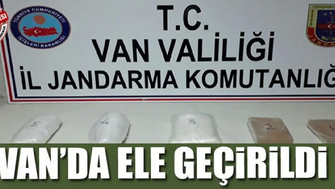 Van'da ele geçirildi