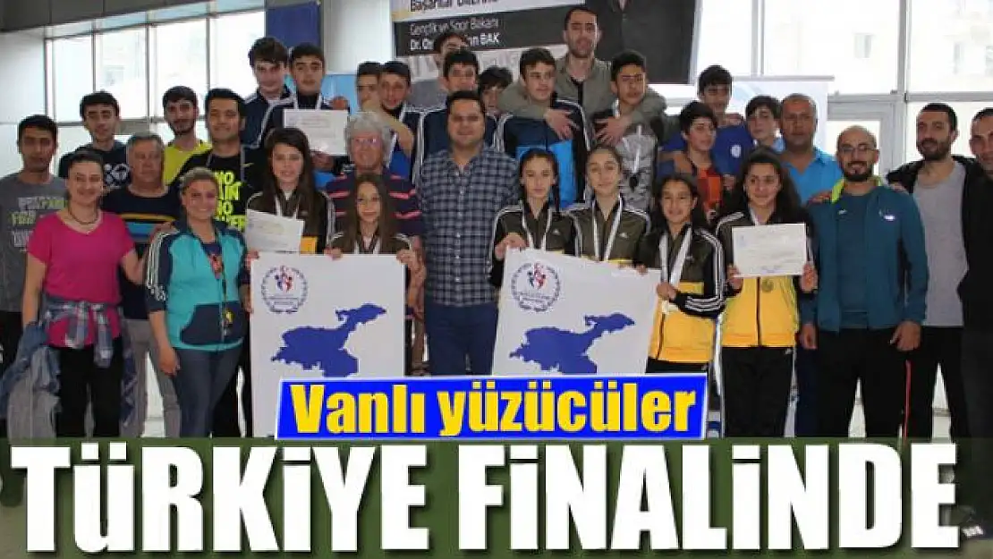 Vanlı yüzücüler Türkiye finalinde