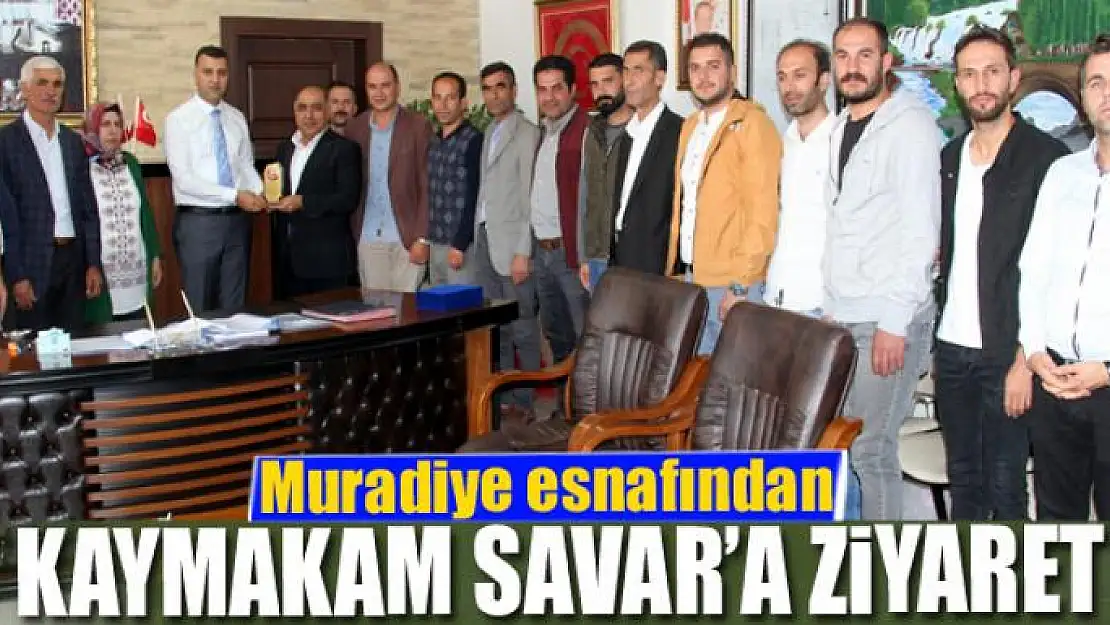 Esnaftan Kaymakam Savar'a ziyaret