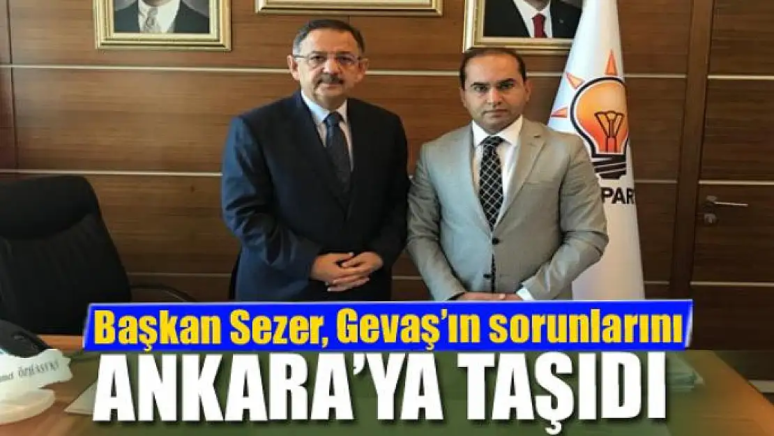 Başkan Sezer, Gevaş'ın sorunlarını Ankara'ya taşıdı