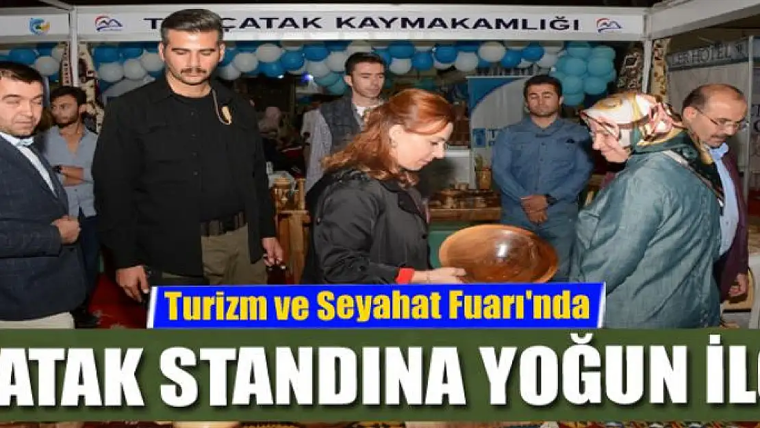 Çatak standına yoğun ilgi