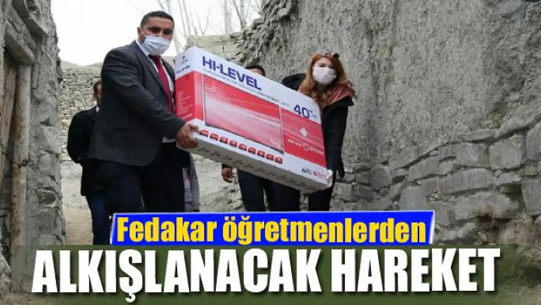 Fedakar öğretmenlerden alkışlanacak hareket