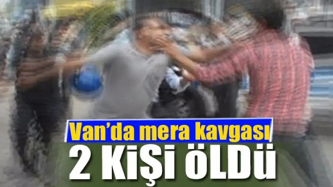 Van'da mera kavgası: 2 ölü