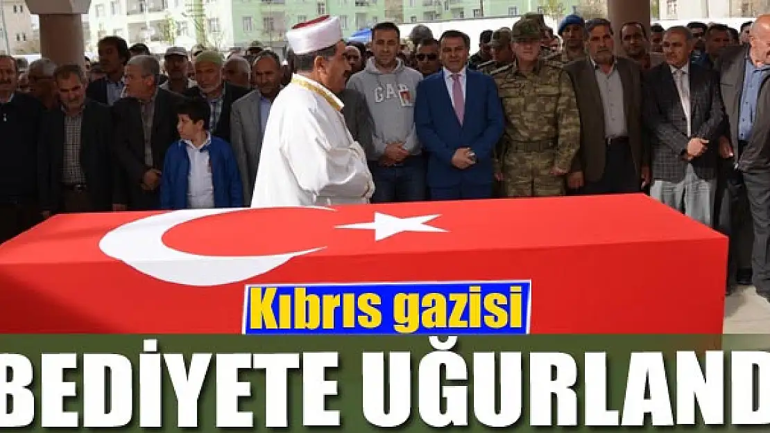 Kıbrıs gazisi ebediyete uğurlandı