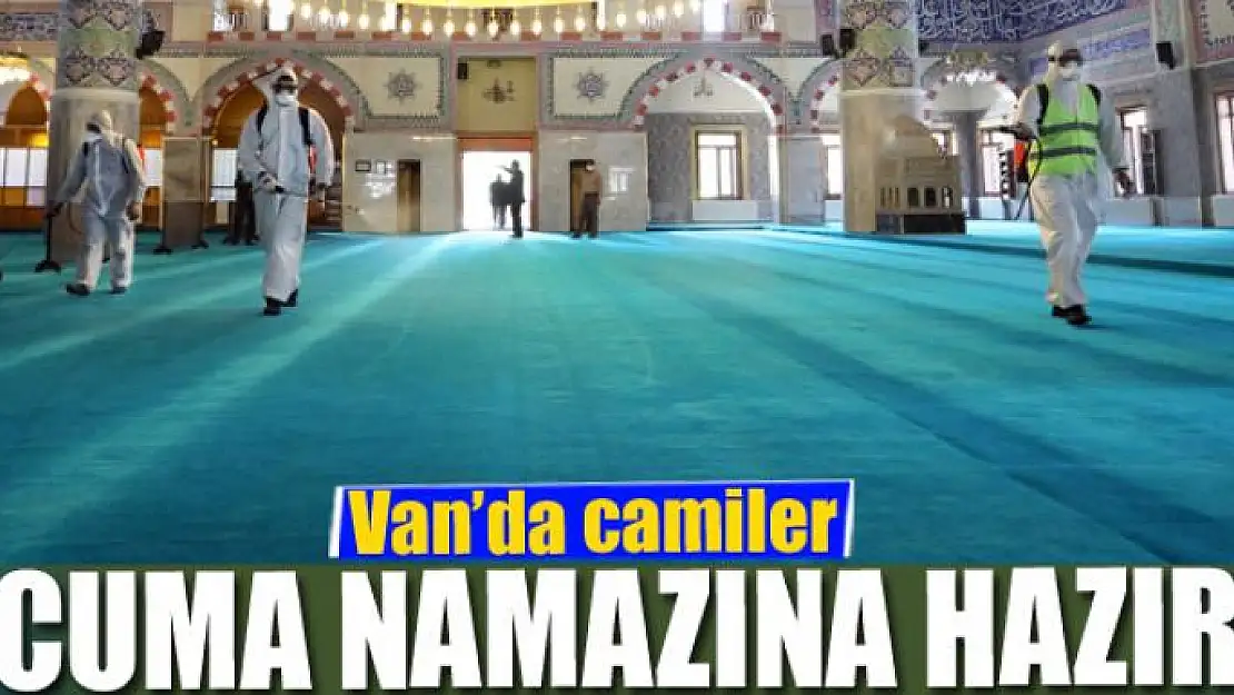 Van'da camiler Cuma namazına hazır