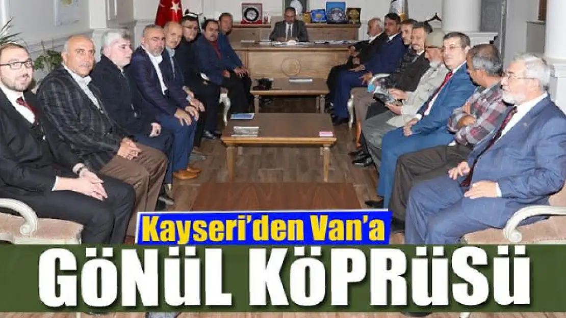 Kayseri'den Van'a gönül köprüsü 