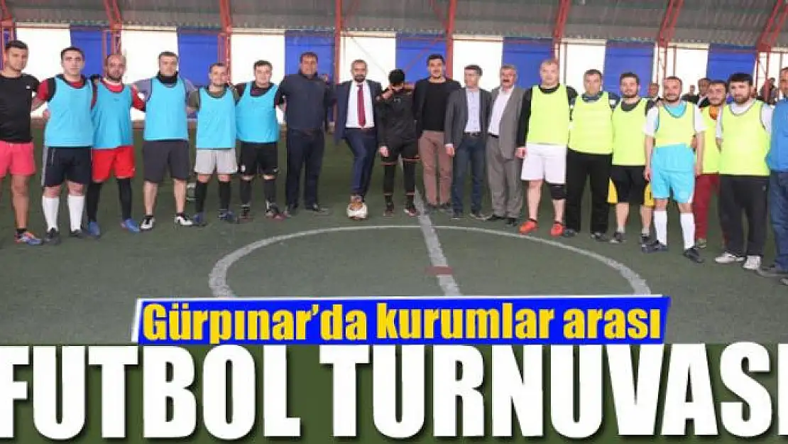 Gürpınar'da futbol turnuvası