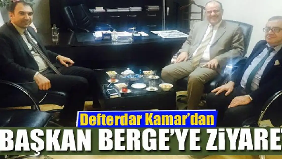 Defterdar Kamar'dan Başkan Berge'ye ziyaret 