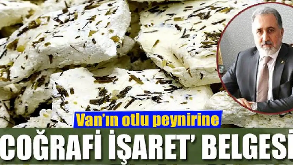 Van'ın otlu peynirine 'coğrafi işaret' belgesi