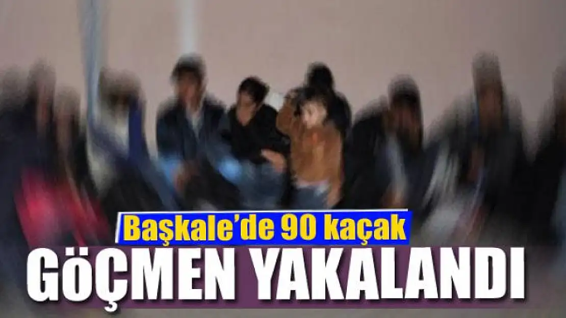 Başkale'de 90 kaçak göçmen yakalandı