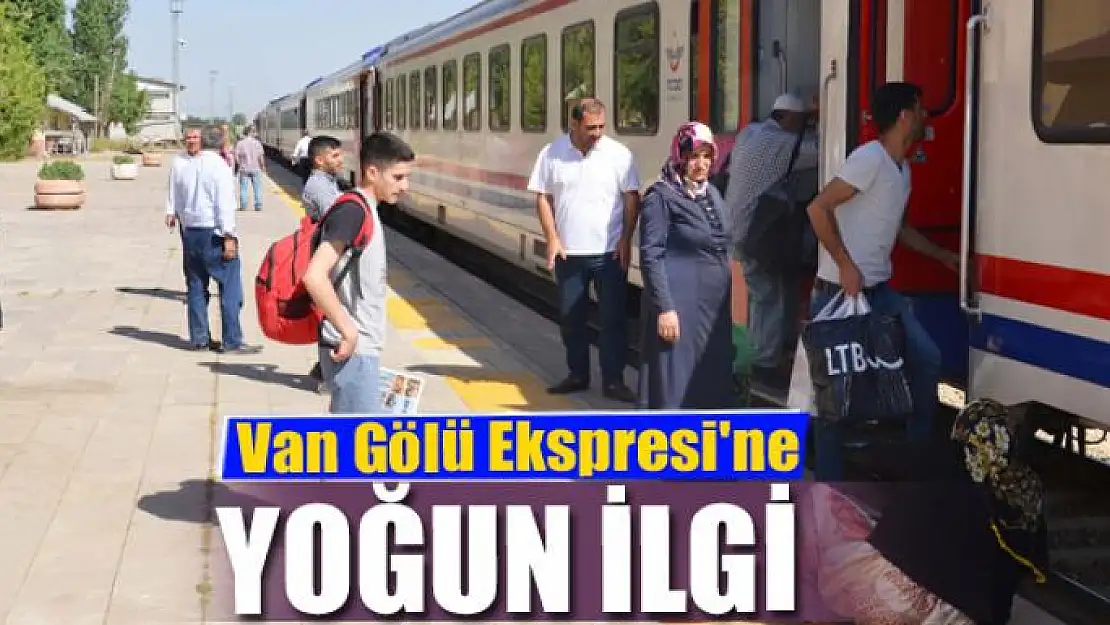 Van Gölü Ekspresi'ne yoğun ilgi