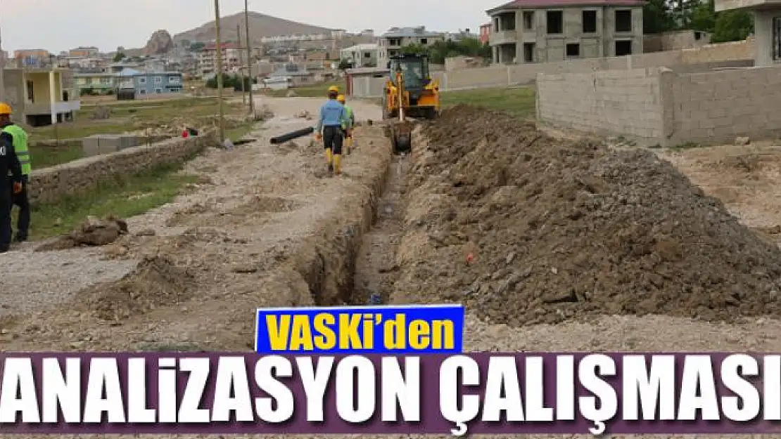 VASKİ'den kanalizasyon çalışması