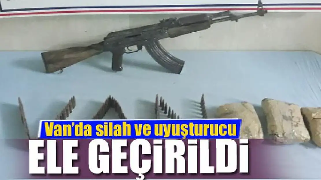 Terör operasyonunda silah ve uyuşturucu ele geçirildi