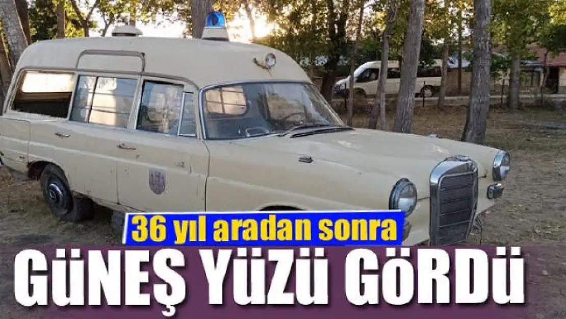 36 yıl aradan sonra güneş yüzü gördü